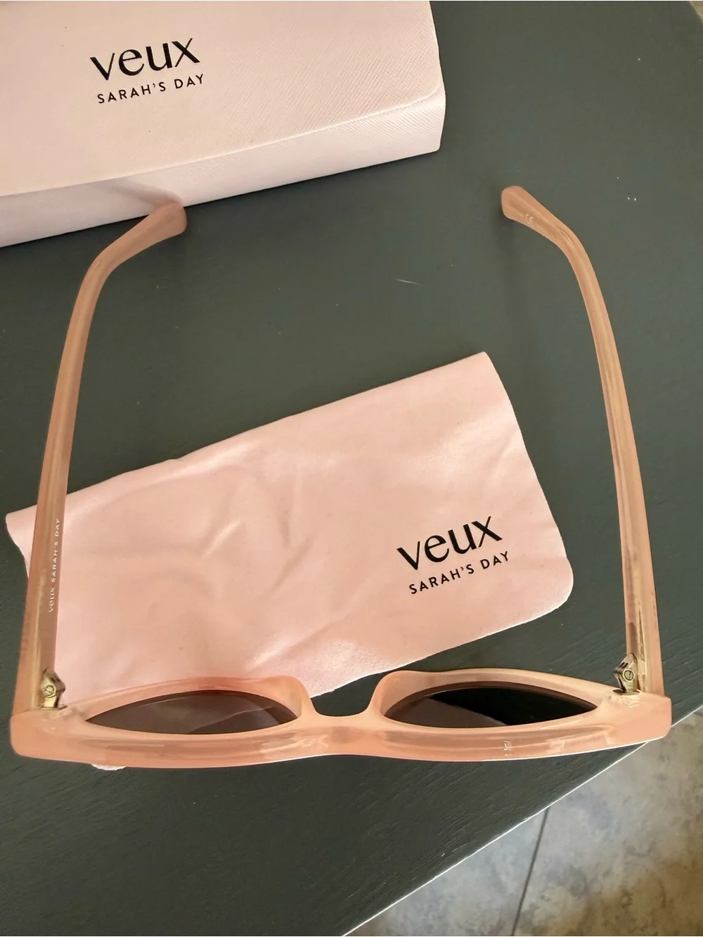 Sarah’s Day x Veux Pink Cat-Eye Sunglasses